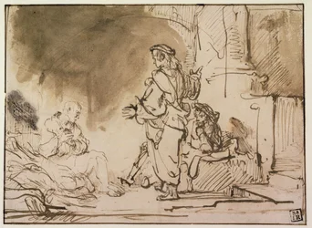 Joseph deutet Träume im Gefängnis